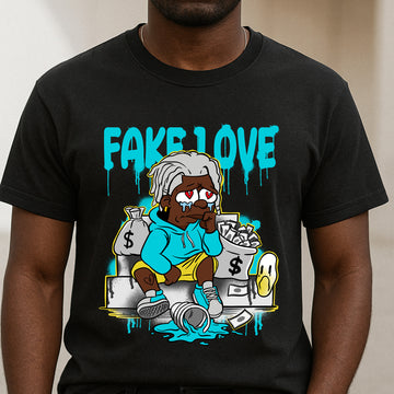 11s Gamma Blue Fake Love Premium T-shirt