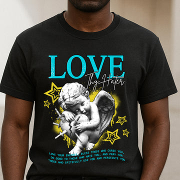 11s Gamma Blue Love Thy Hater Premium T-shirt