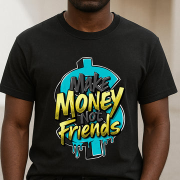 11s Gamma Blue Make Money Not Friends Premium T-shirt