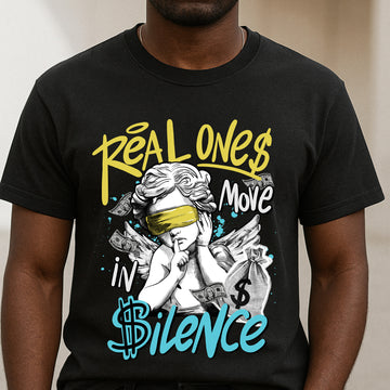 11s Gamma Blue Real One Move In Silence Premium T-shirt