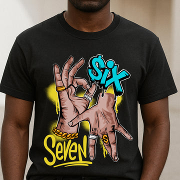 11s Gamma Blue Six Seven Premium T-shirt