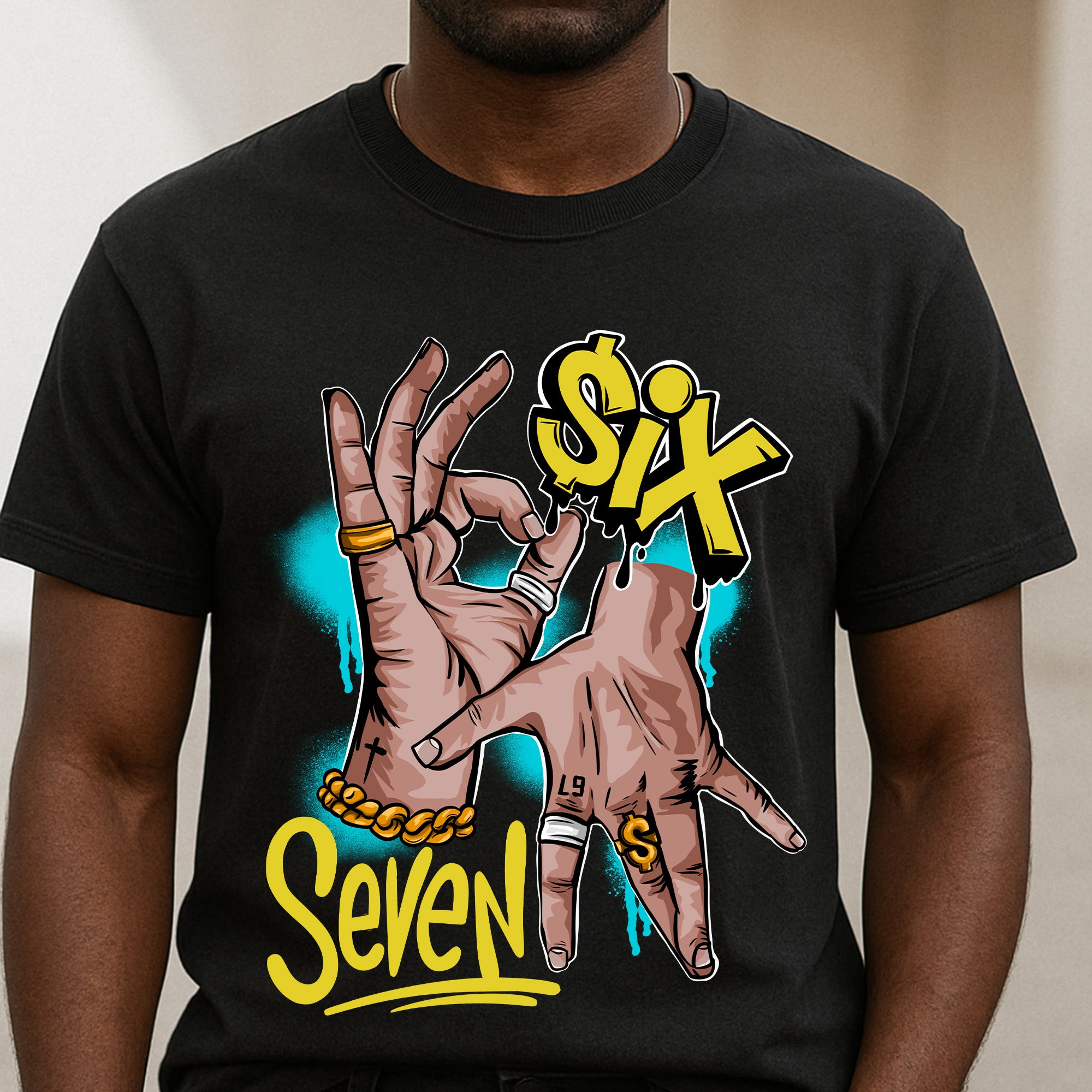 11s Gamma Blue Six Seven Premium T-shirt