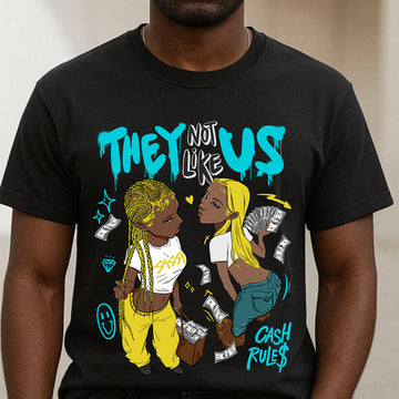 11s Gamma Blue They Not Like Us Premium T-shirt
