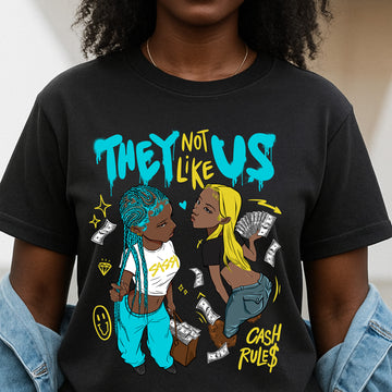 11s Gamma Blue They Not Like Us Premium T-shirt
