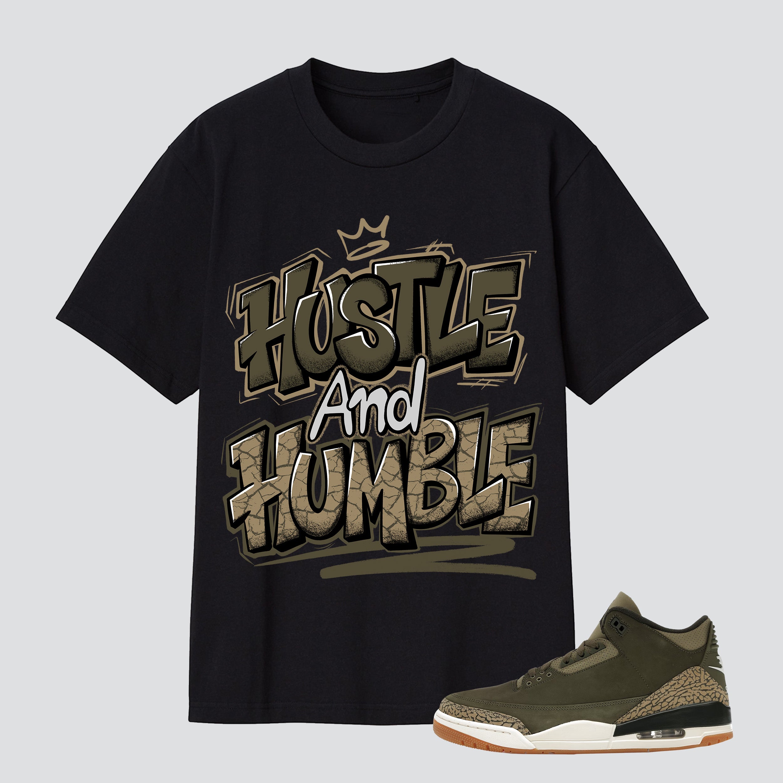 3 Retro Family Affair Hustle And Humble Premium T-shirt