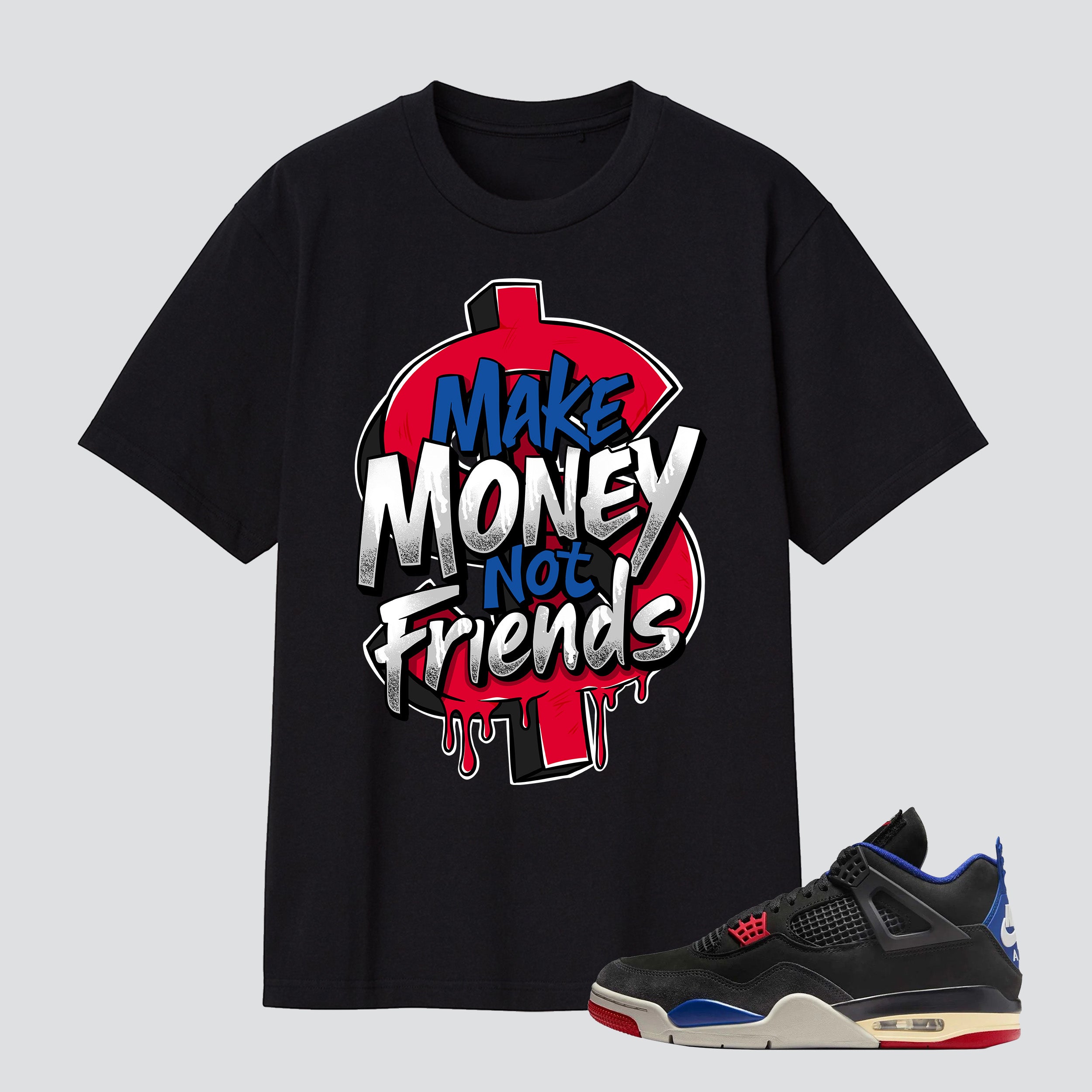 4 Retro Rare Air Make Money Not Friends Premium T-shirt