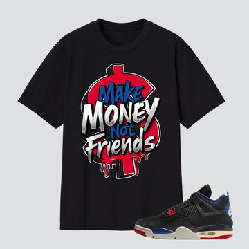 4 Retro Rare Air Make Money Not Friends Premium T-shirt