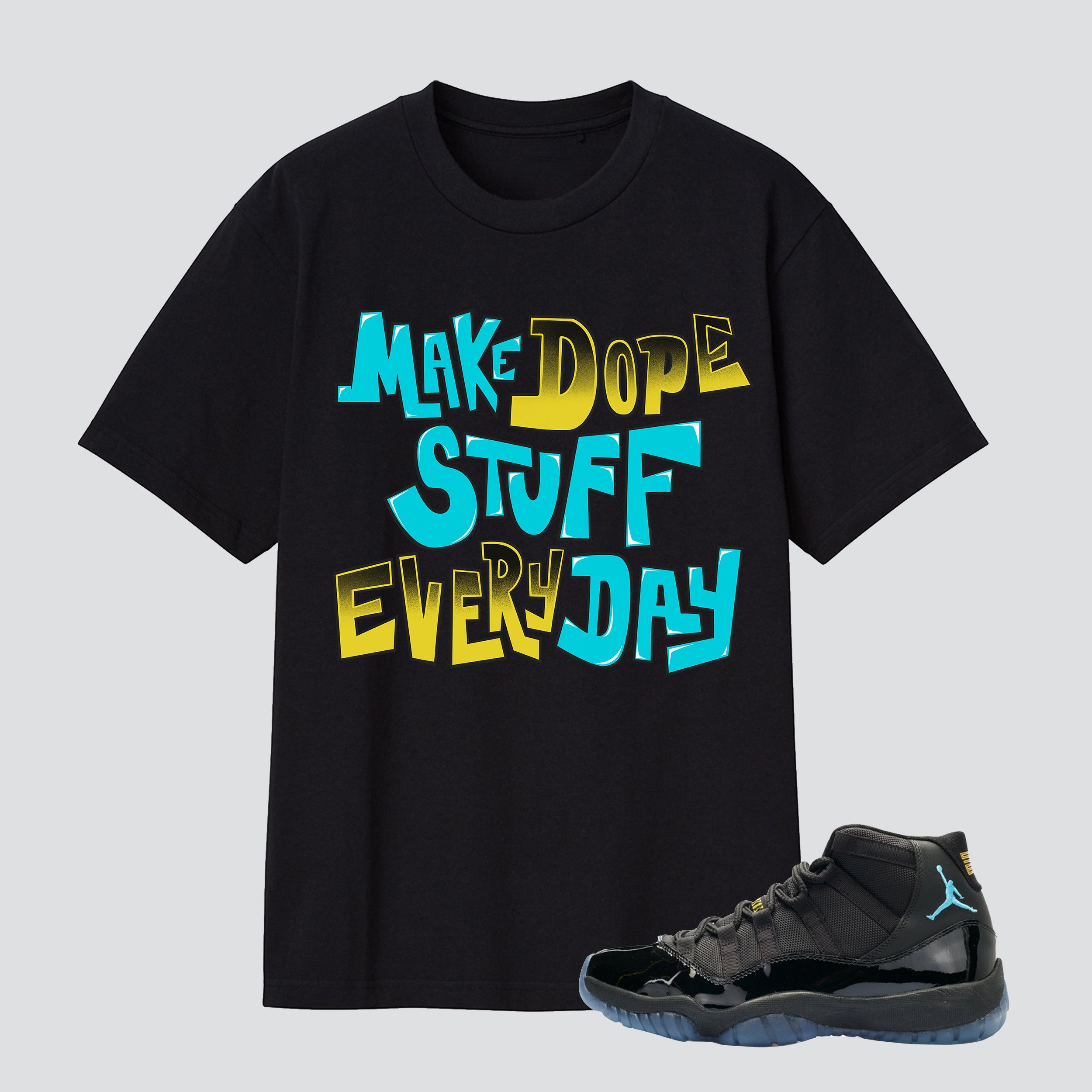 11s Gamma Blue Make Dope Stuff Premium T-shirt