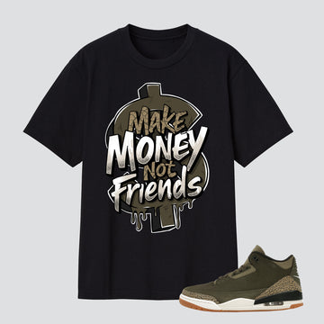3 Retro Family Affair Make Money Not Friends Premium T-shirt