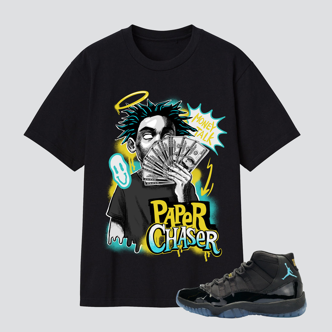 11s Gamma Blue Paper Chaser Premium T-shirt