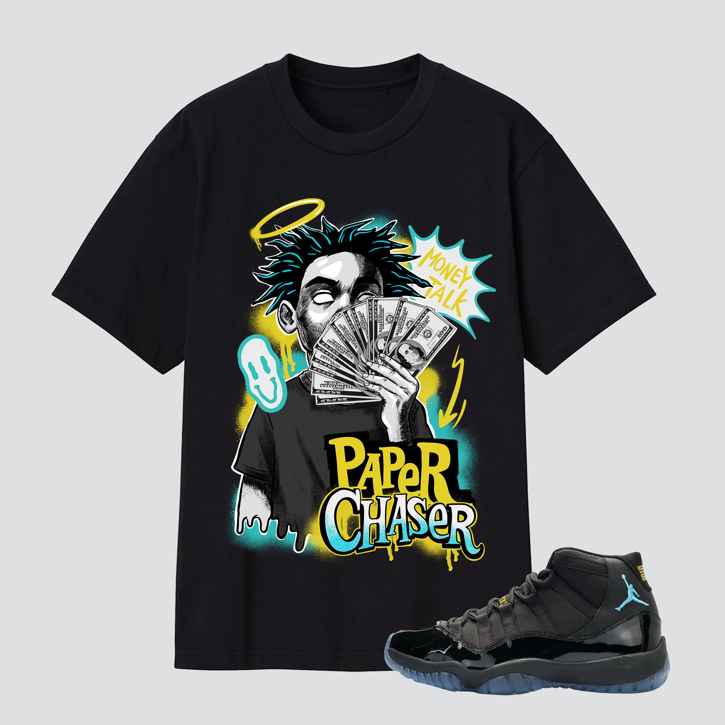 11s Gamma Blue Paper Chaser Premium T-shirt
