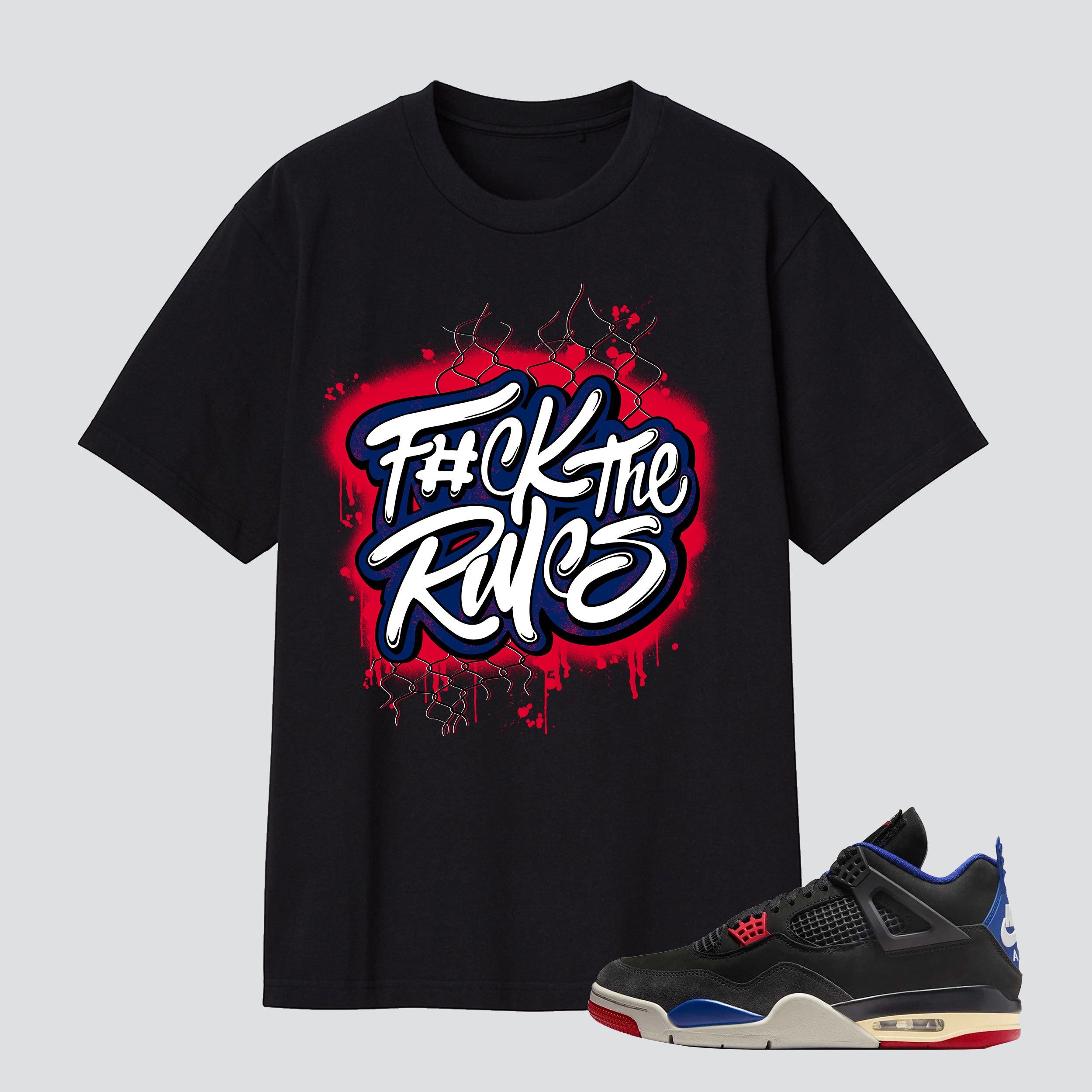 4 Retro Rare Air F#ck The Rules Premium T-shirt
