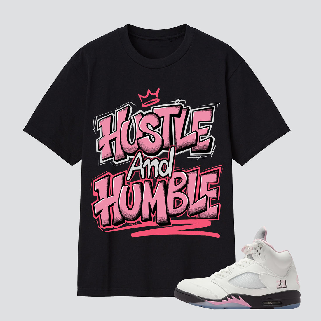 Air 5 35th Anniversary Hustle And Humble Premium T-shirt
