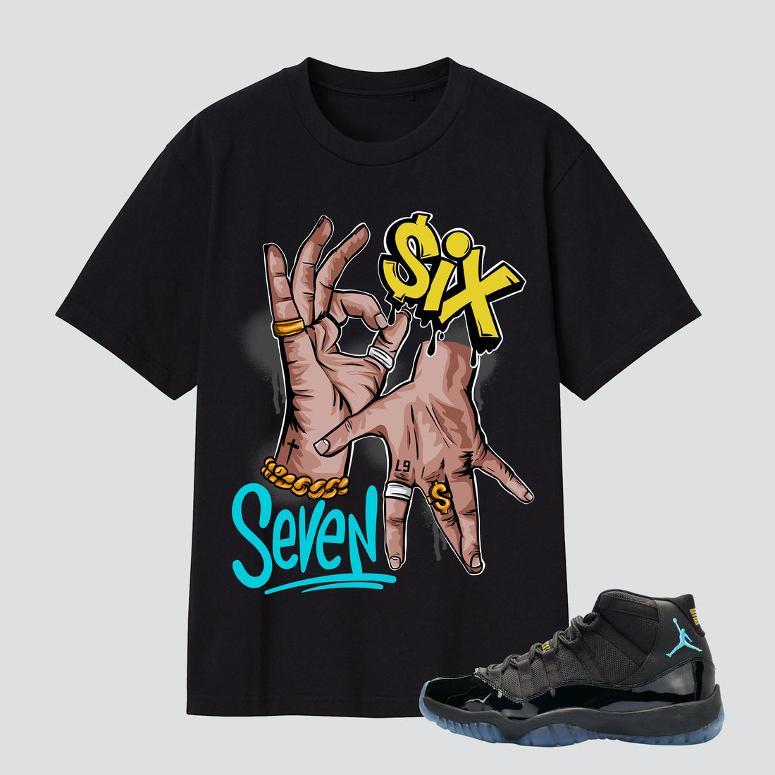 11s Gamma Blue Six Seven Premium T-shirt