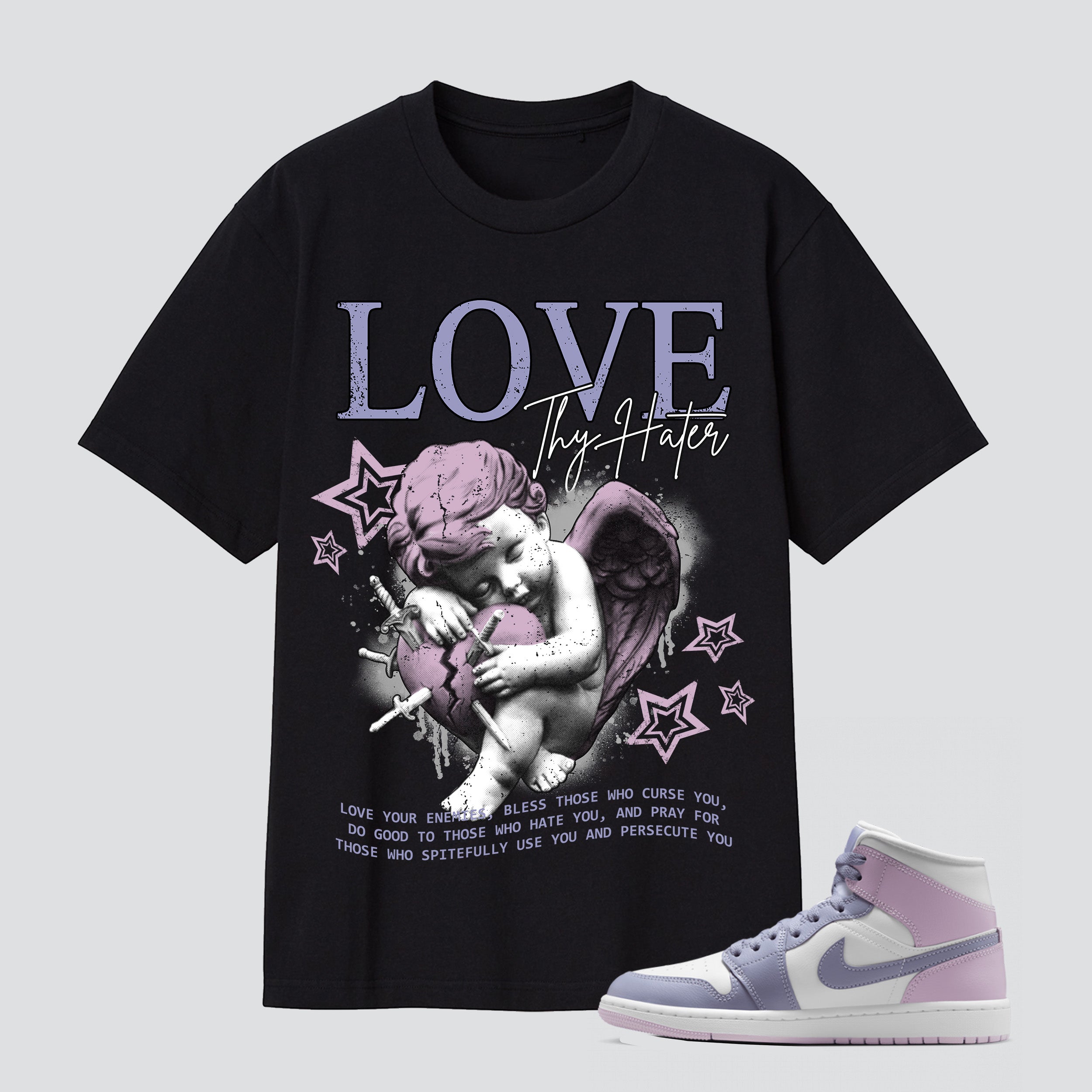 1s White Indigo Haze Love Thy Hater Premium T-shirt