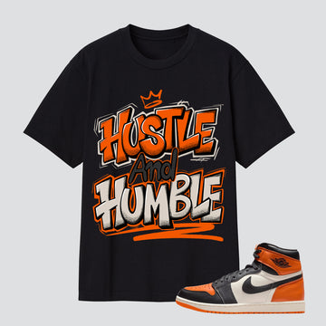 1 Retro High OG Shattered Backboard Hustle And Humble Premium T-shirt