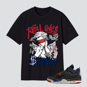 4 Retro Rare Air Real One Move In Silence Premium T-shirt