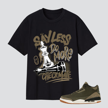 3 Retro Family Affair Say Less Checkmate Premium T-shirt