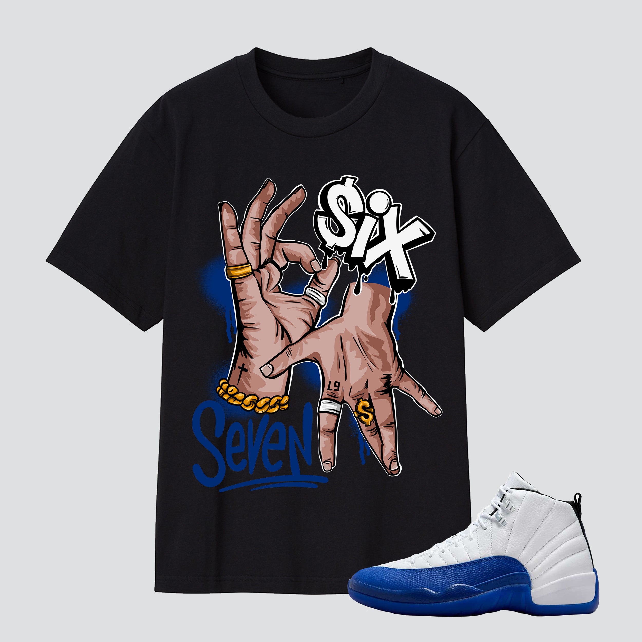 12 Blueberry Royal Six Seven Premium T-shirt