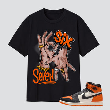 1 Retro High OG Shattered Backboard Six Seven Premium T-shirt