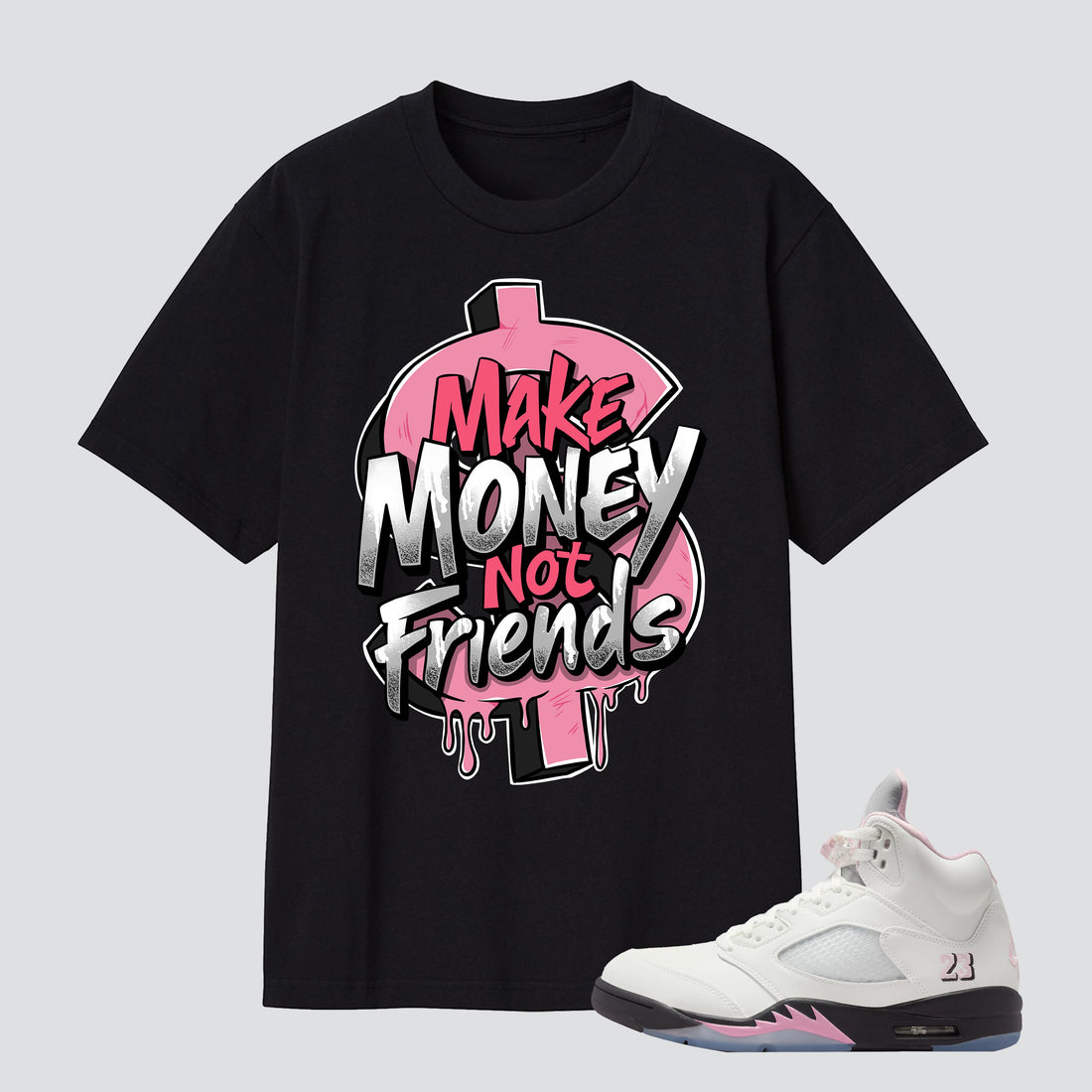 Air 5 35th Anniversary Make Money Not Friends Premium T-shirt