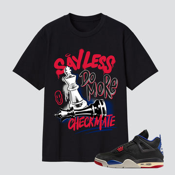 4 Retro Rare Air Say Less Checkmate Premium T-shirt