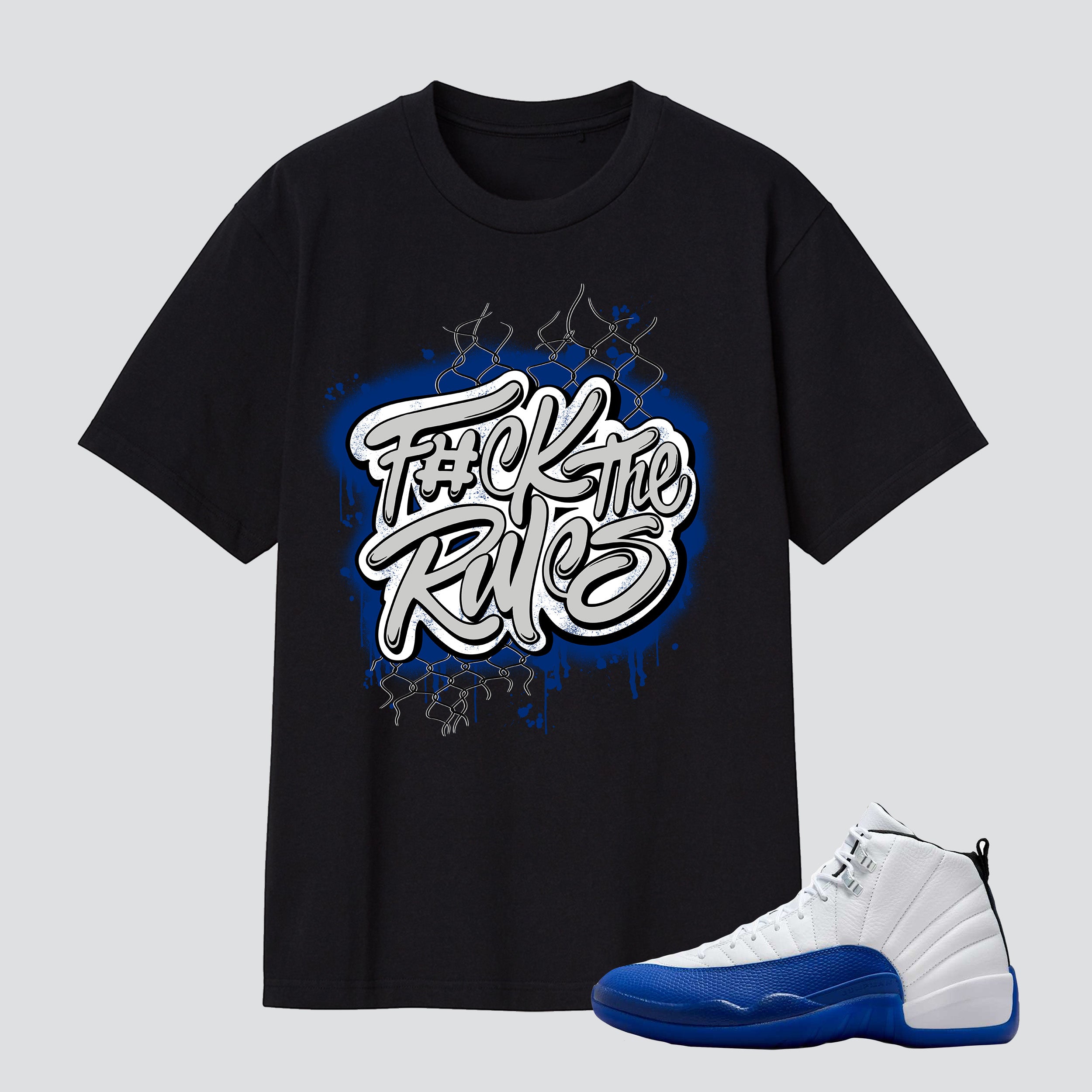 12 Blueberry Royal F#ck The Rules Premium T-shirt