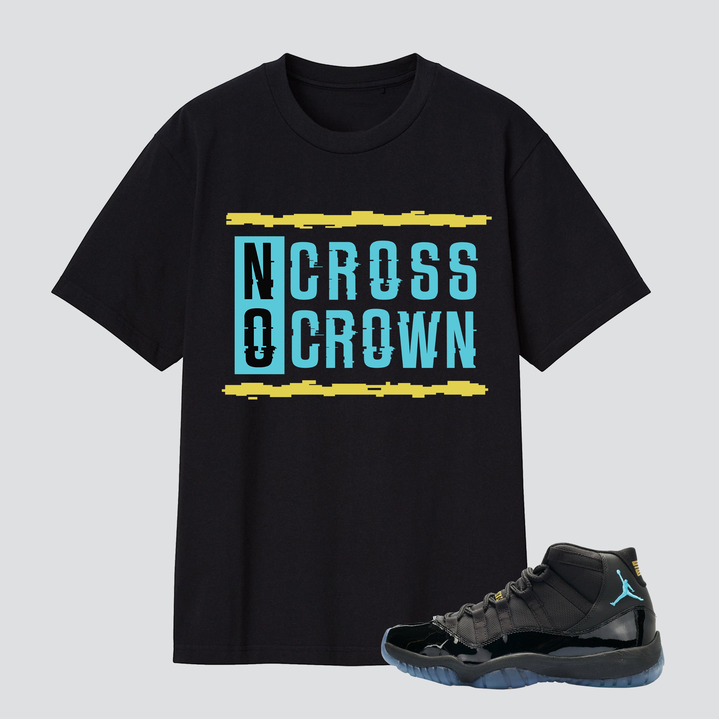 11s Gamma Blue No Cross No Crown Premium T-shirt
