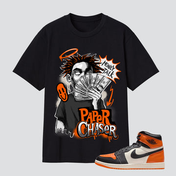 1 Retro High OG Shattered Backboard Paper Chaser Premium T-shirt
