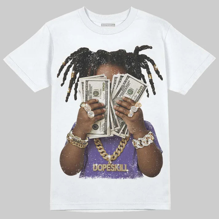 Grape 5s DopeSkill T-Shirt Rich Youth Graphic