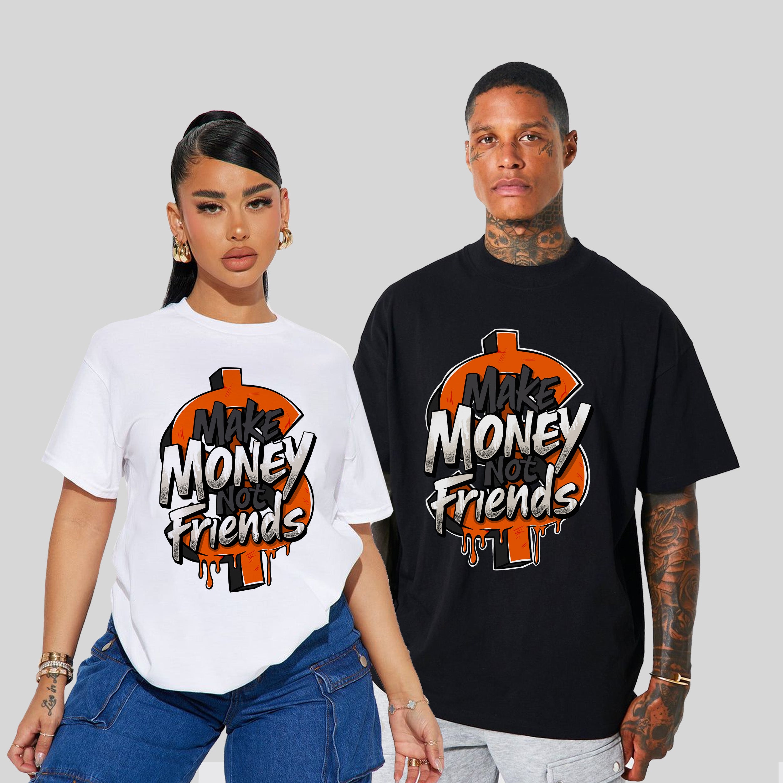 1 Retro High OG Shattered Backboard Make Money Not Friends T-shirt