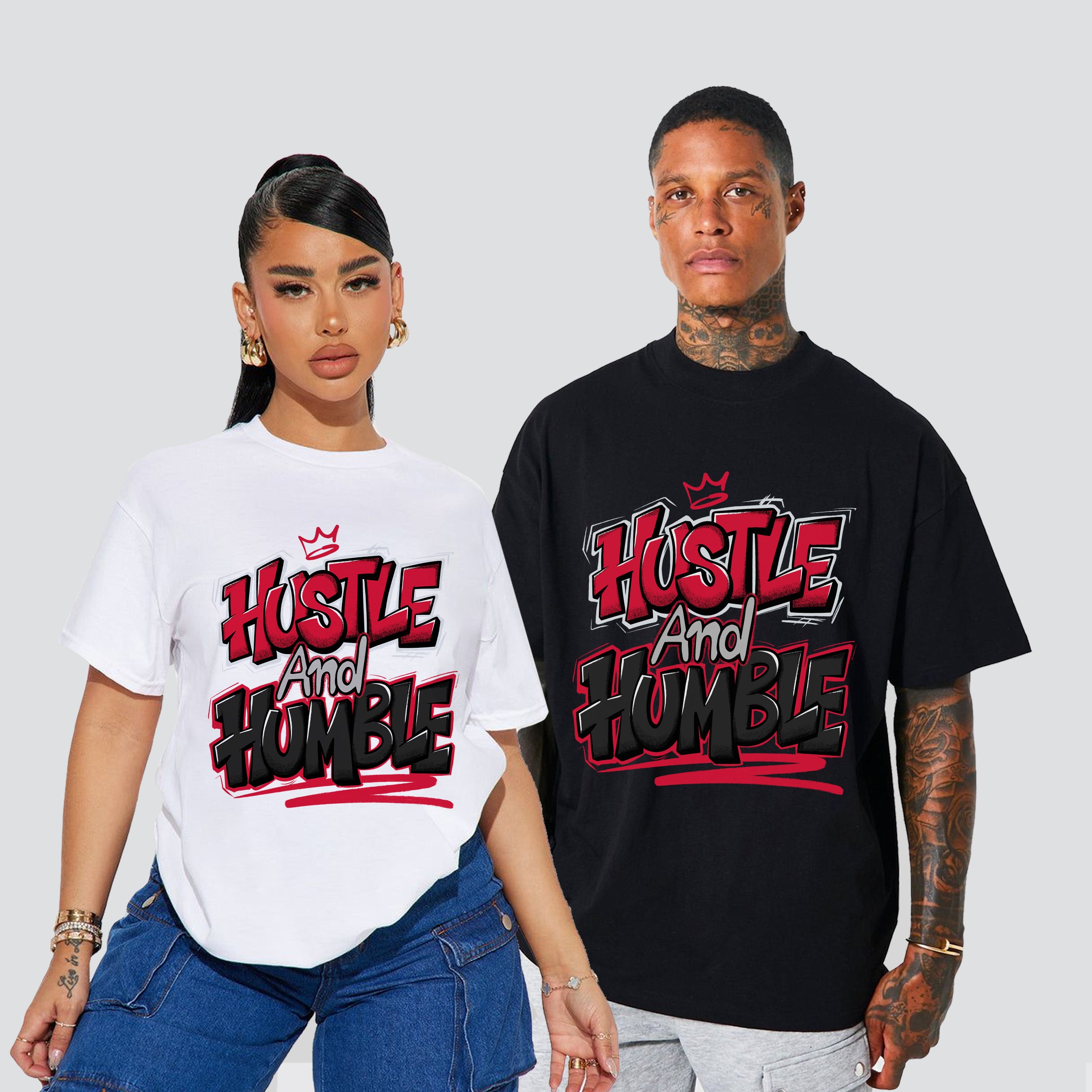 1 Retro Low OG Chicago Hustle And Humble Premium T-shirt