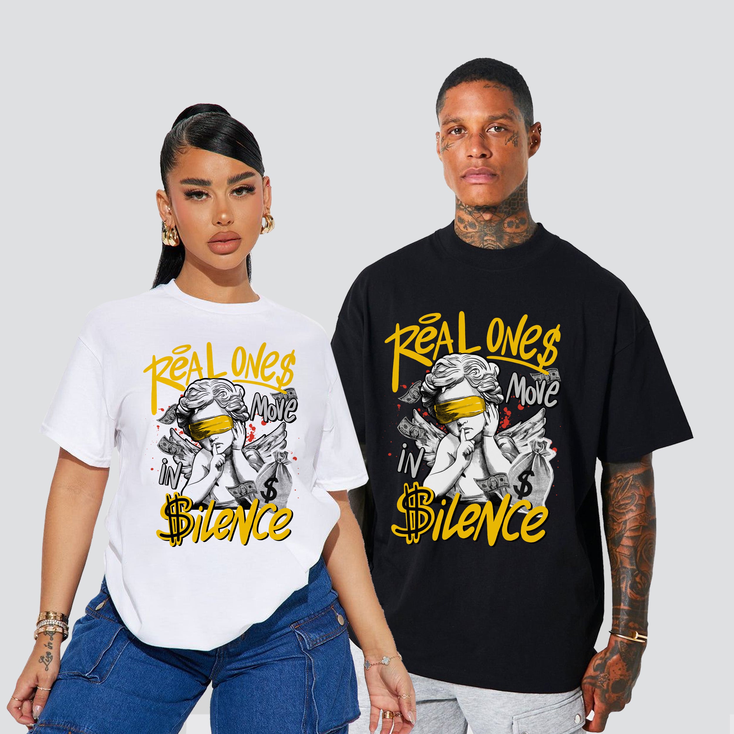 AJ 12 Taxi 2025 Real One Move In Silence Premium T-shirt