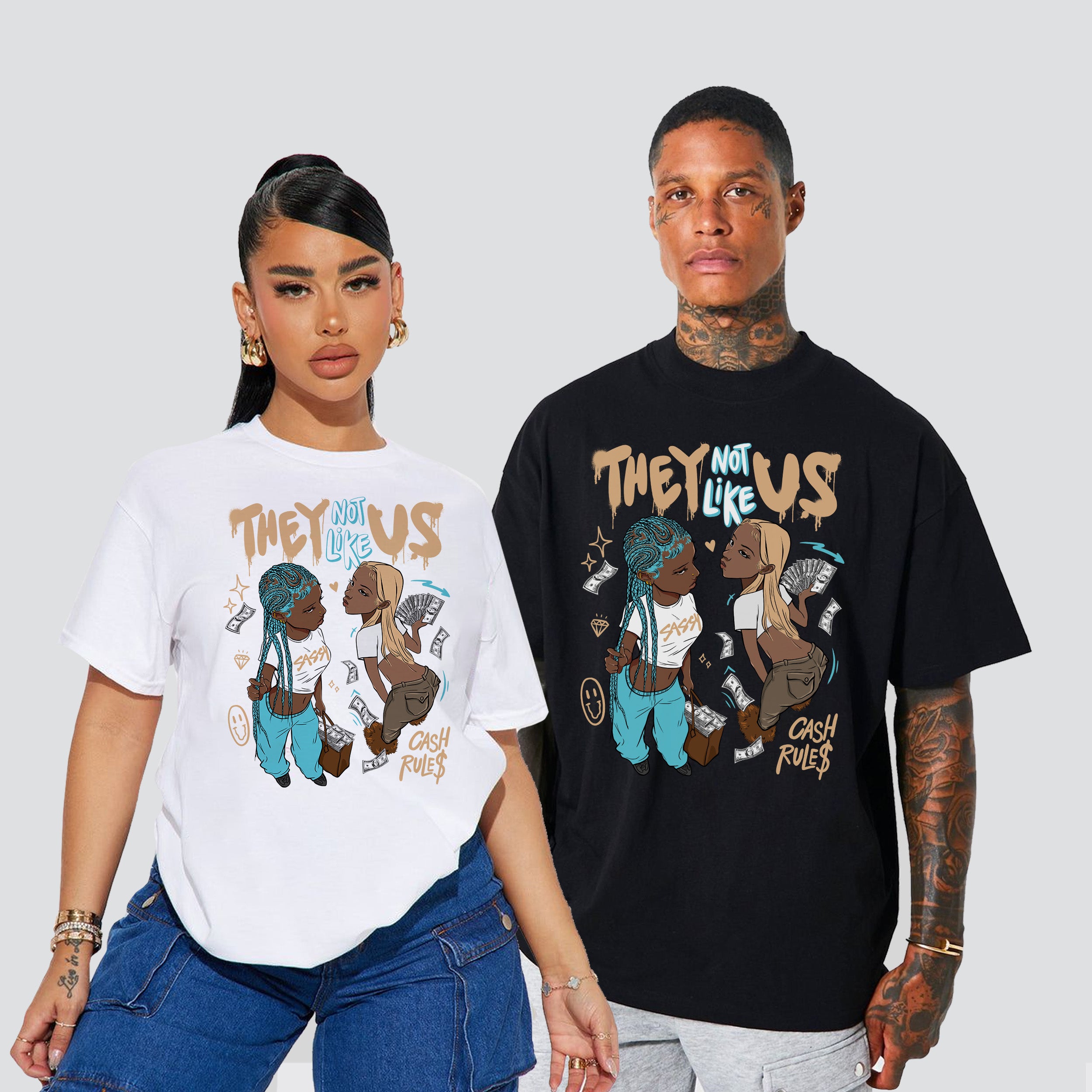 11s Retro H-Town They Not Like Us Premium T-shirt