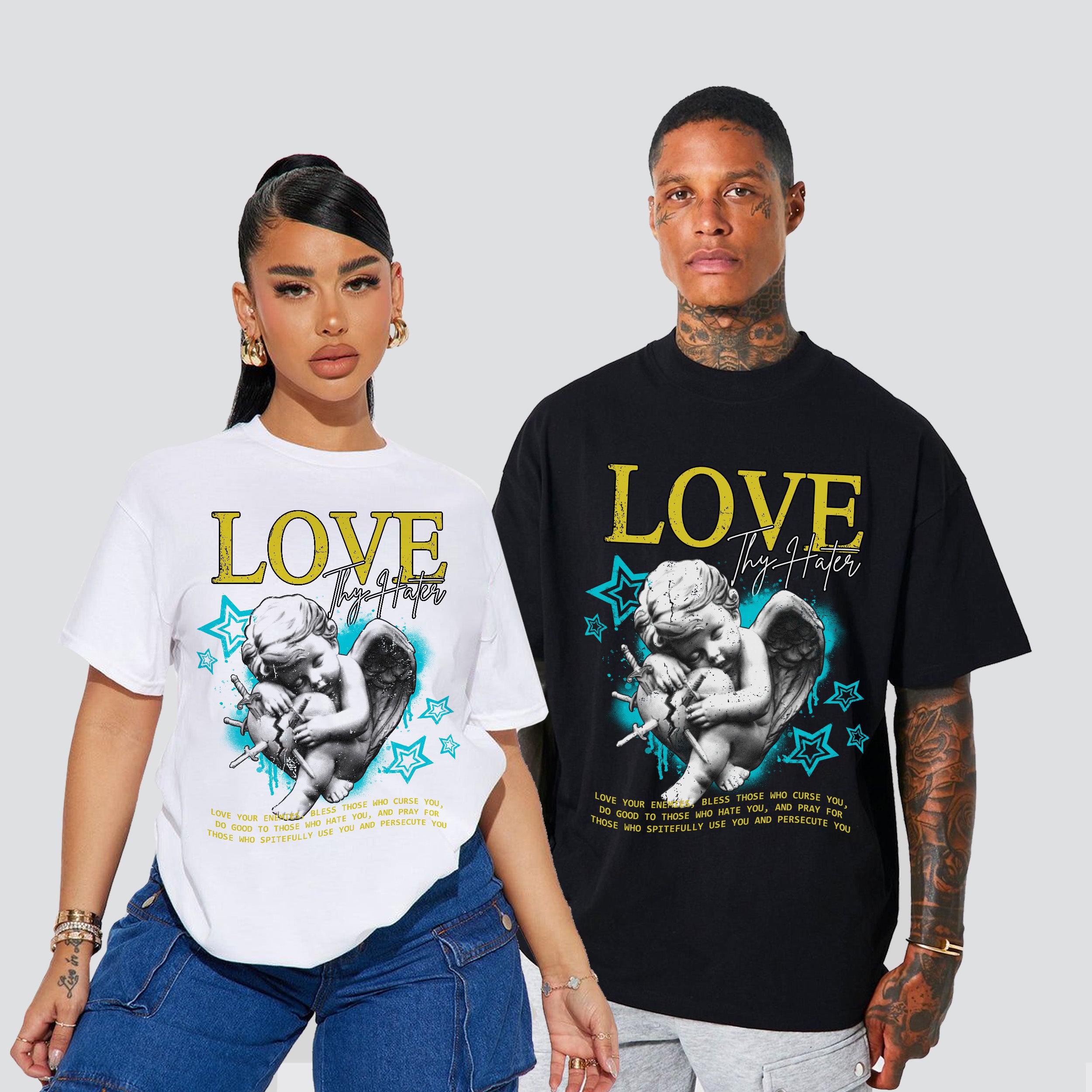 11s Gamma Blue Love Thy Hater Premium T-shirt