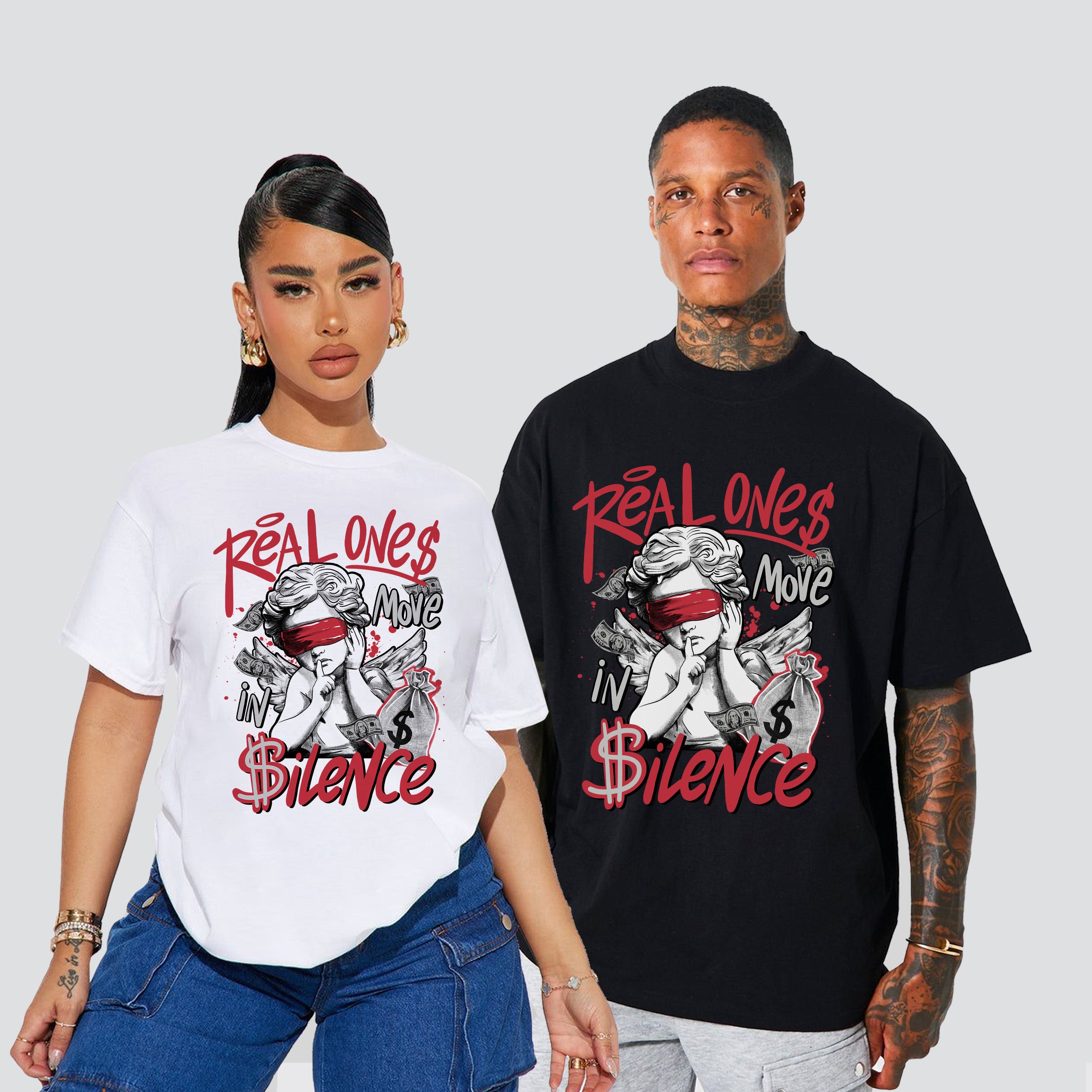 1 Retro Low OG Chicago Real One Move In Silence Premium T-shirt