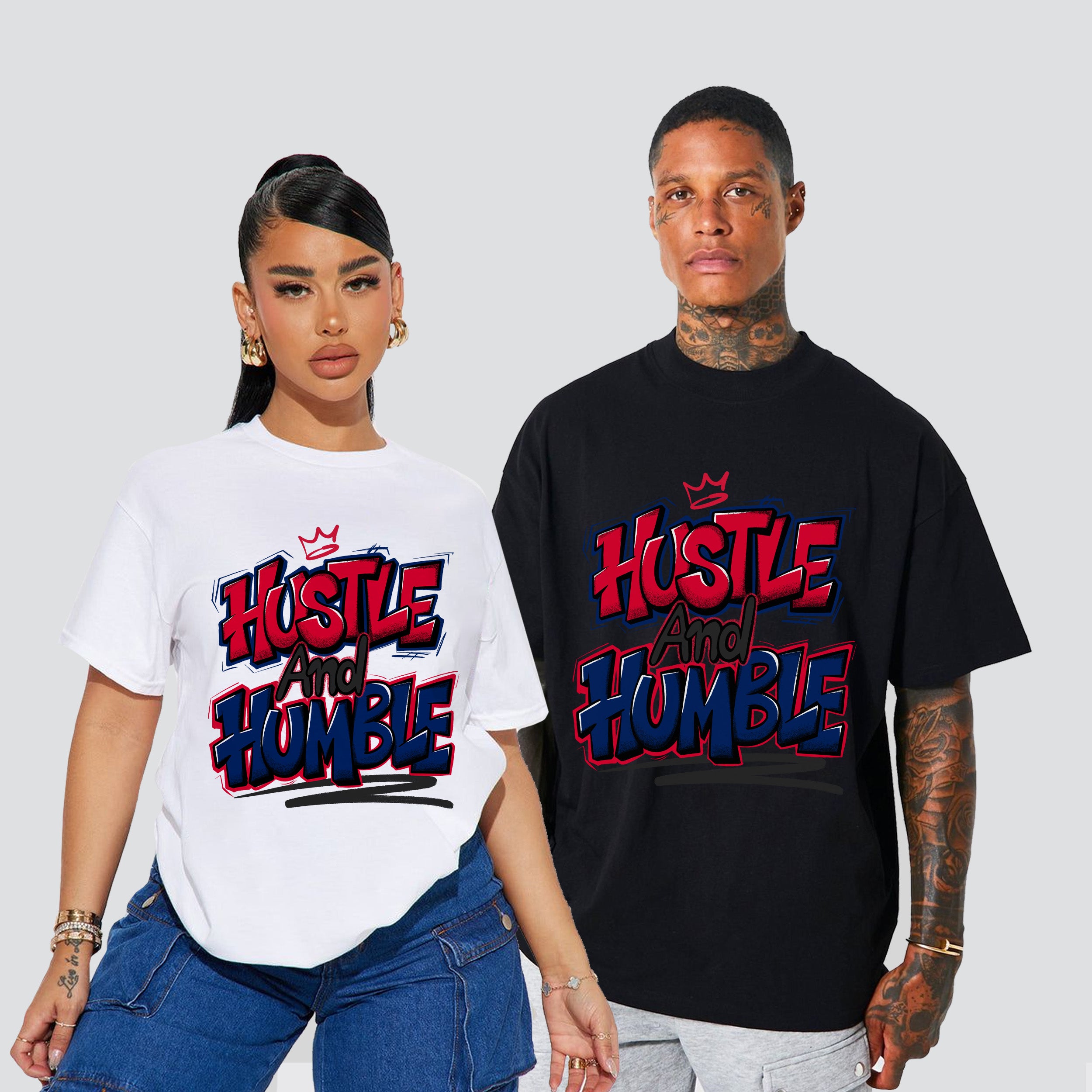 4 Retro Rare Air Hustle And Humble Premium T-shirt