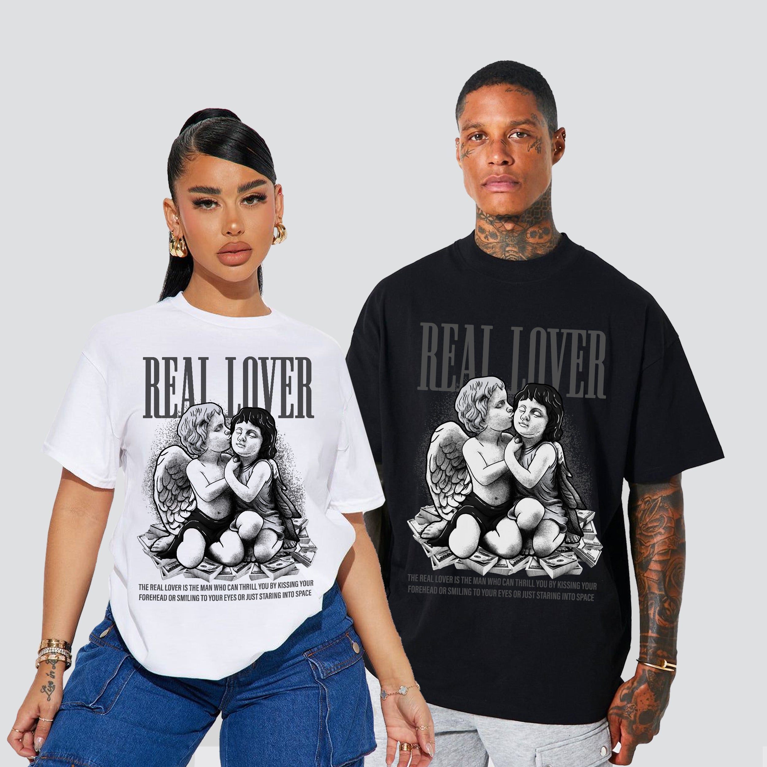 4 Retro Black Cat Real Lover Premium T-shirt