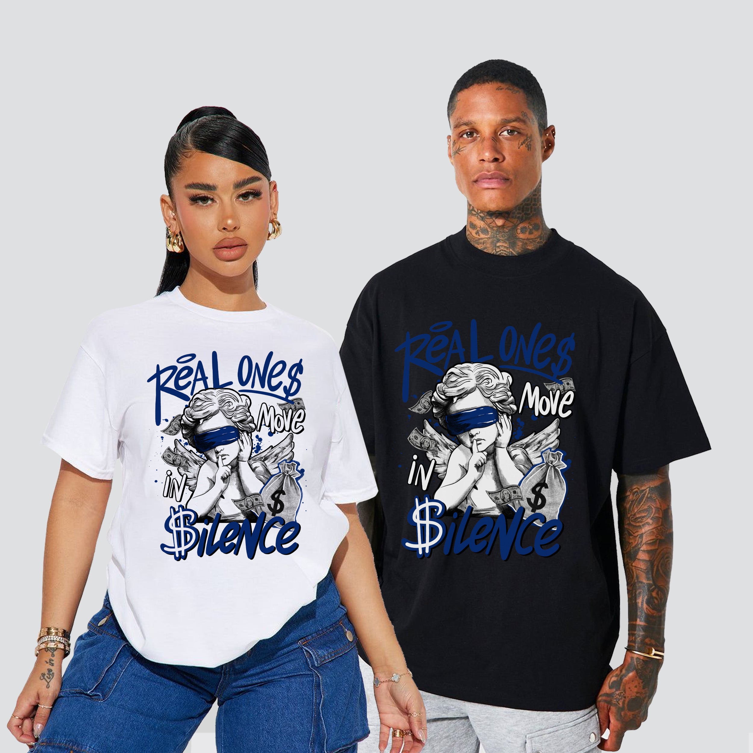 12 Blueberry Royal Real One Move In Silence Premium T-shirt