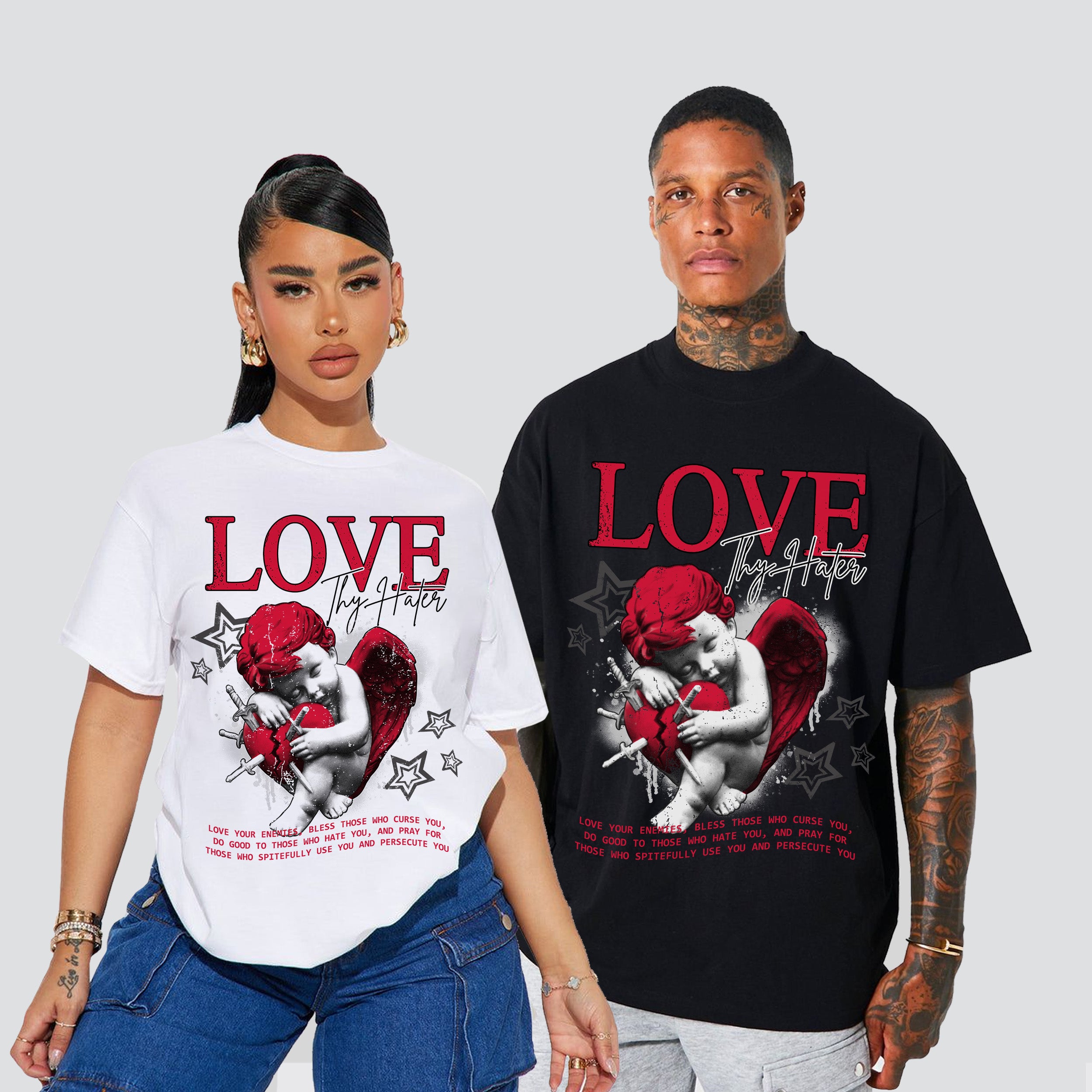 1 Retro Low OG Chicago Love Thy Hater Premium T-shirt