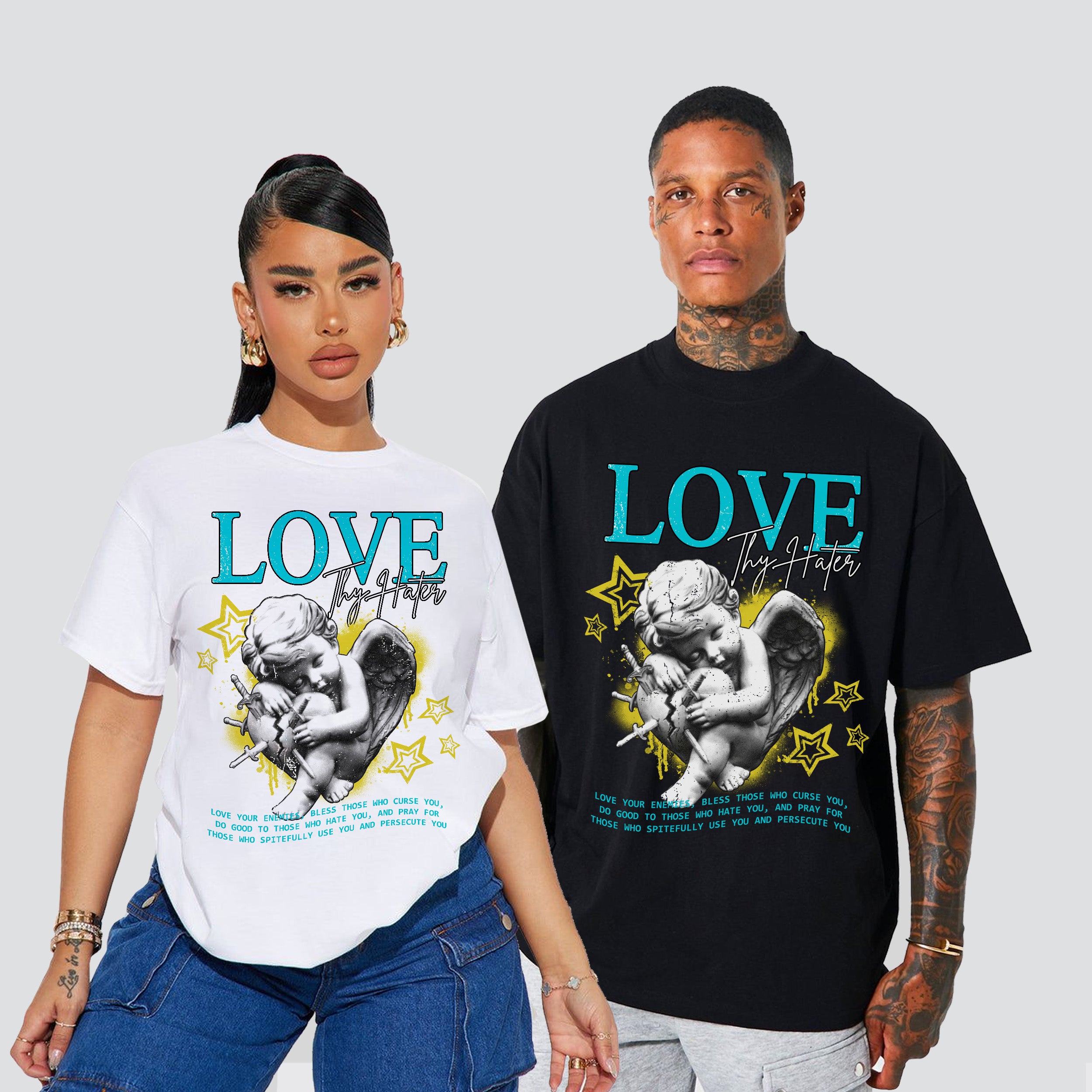 11s Gamma Blue Love Thy Hater Premium T-shirt