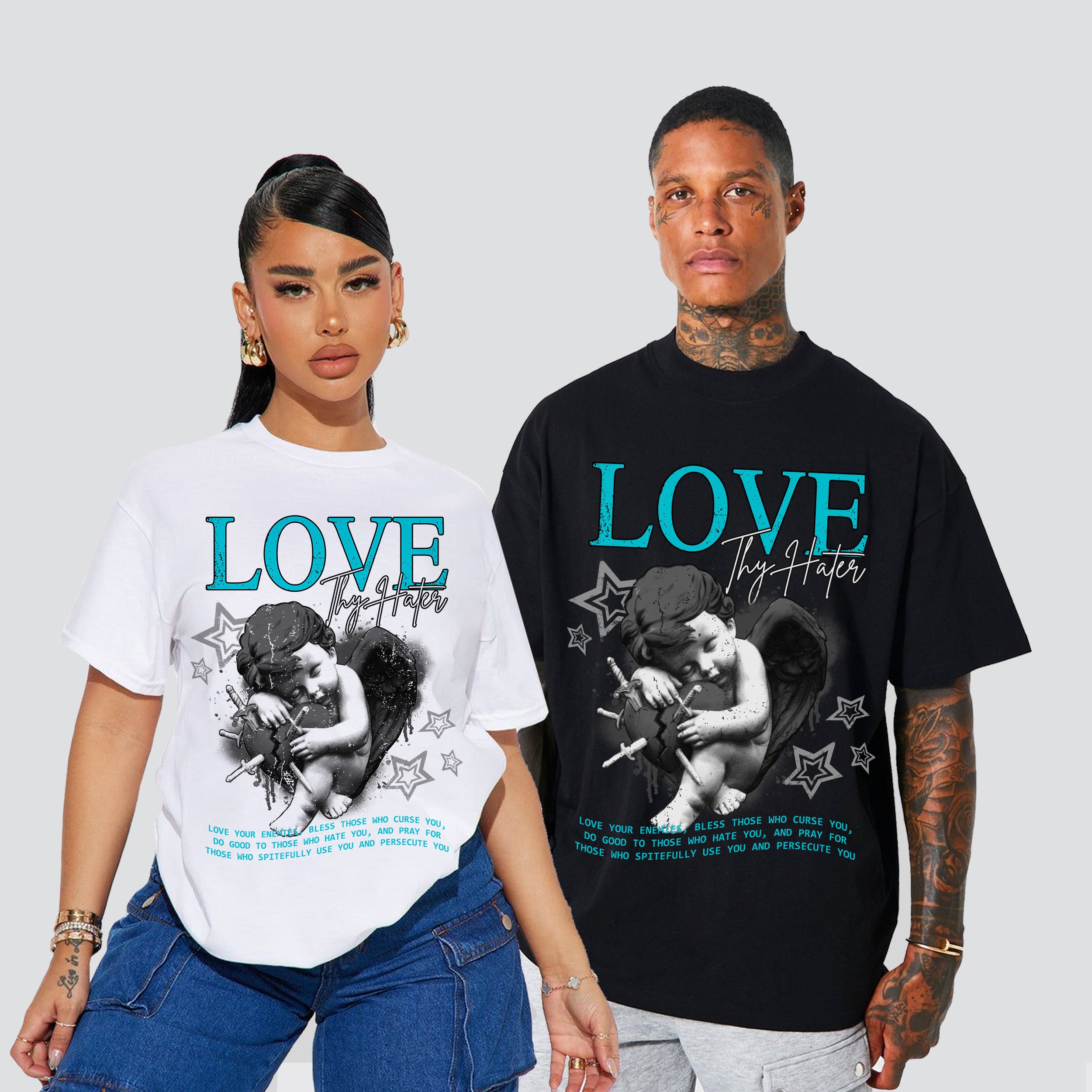 11s Gamma Blue Love Thy Hater Premium T-shirt