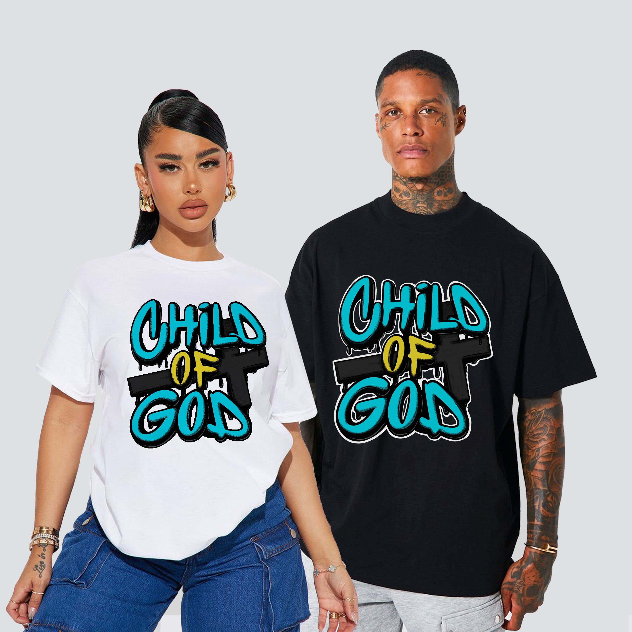 11s Gamma Blue Child Of God Premium T-shirt