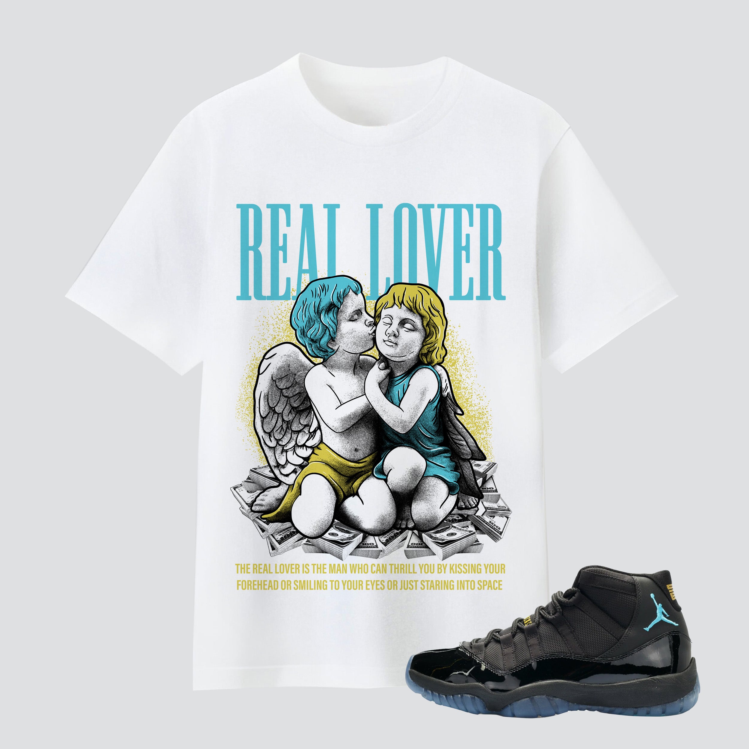 11s Gamma Blue Real Lover Premium T-shirt