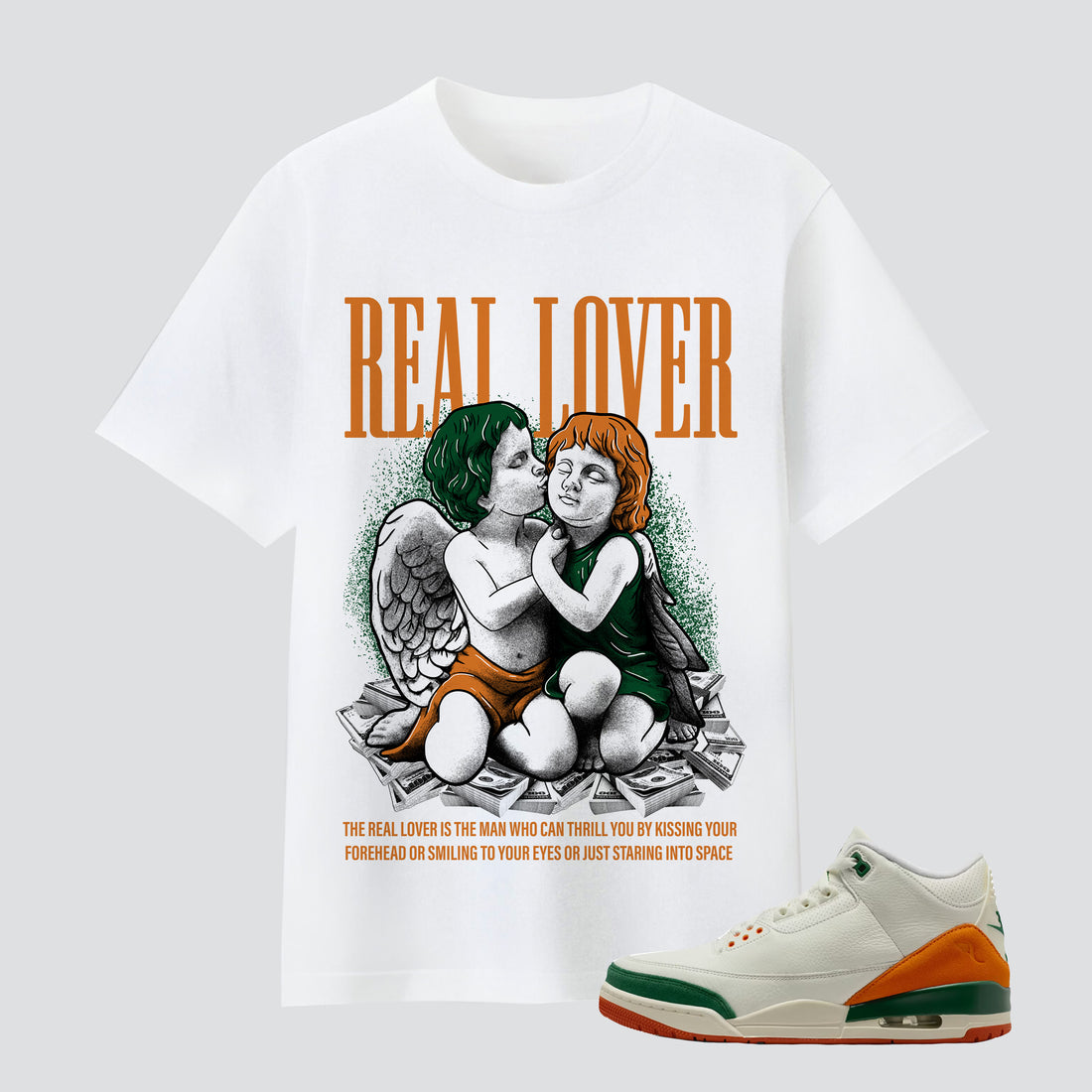 3 Retro SPSoleFly Miami Real Lover Premium T-shirt