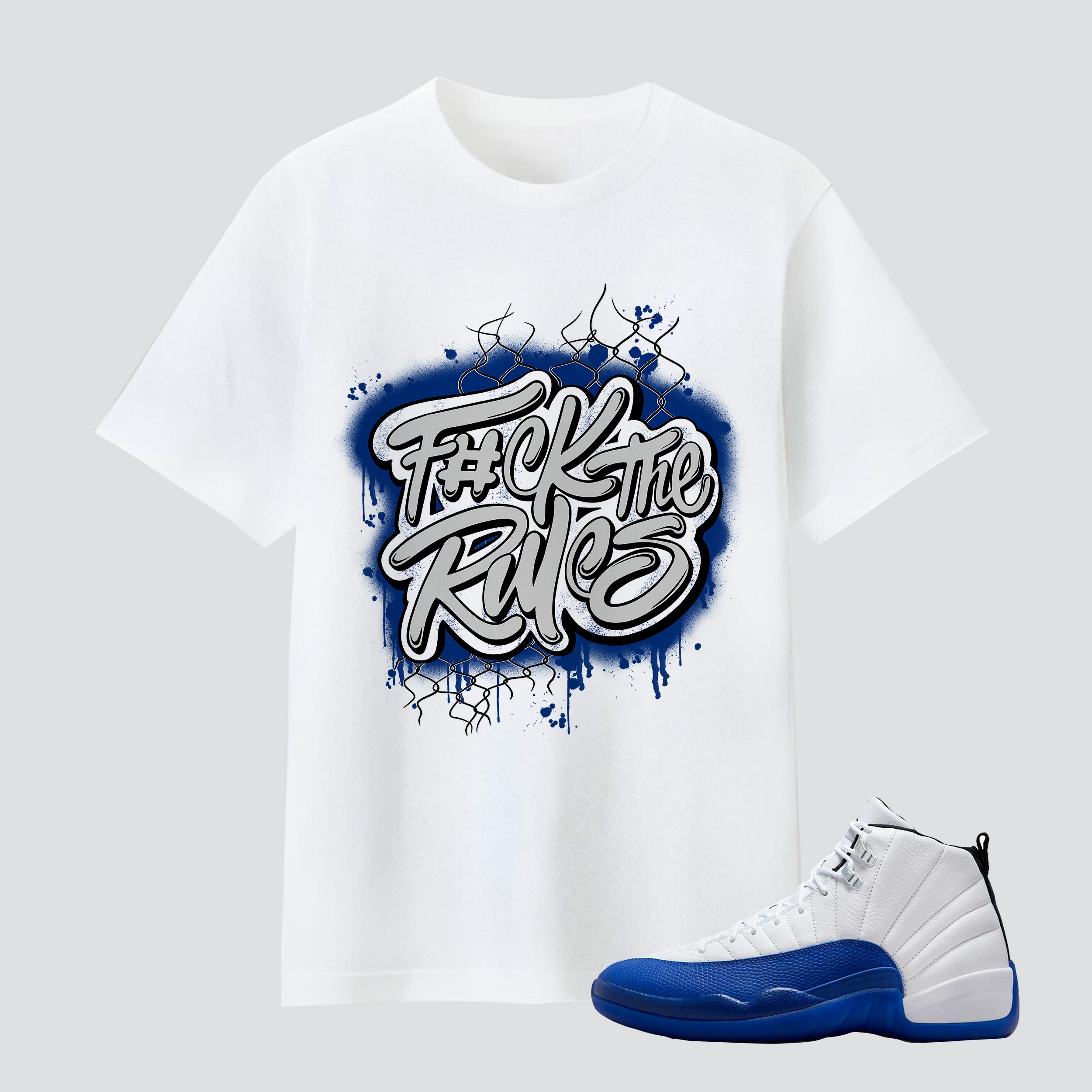 12 Blueberry Royal F#ck The Rules Premium T-shirt