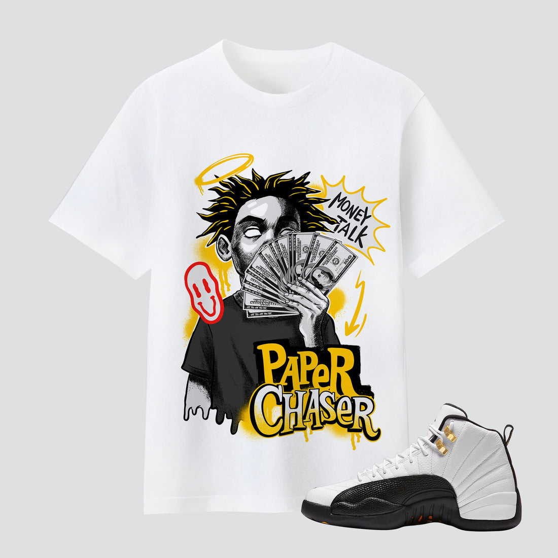 AJ 12 Taxi 2025 Paper Chaser Premium T-shirt