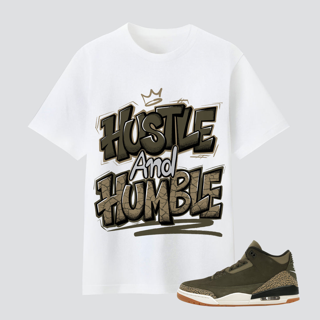 3 Retro Family Affair Hustle And Humble Premium T-shirt