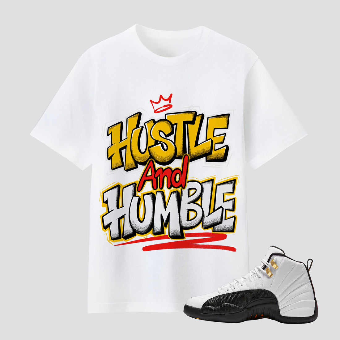 AJ 12 Taxi 2025 Hustle And Humble Premium T-shirt