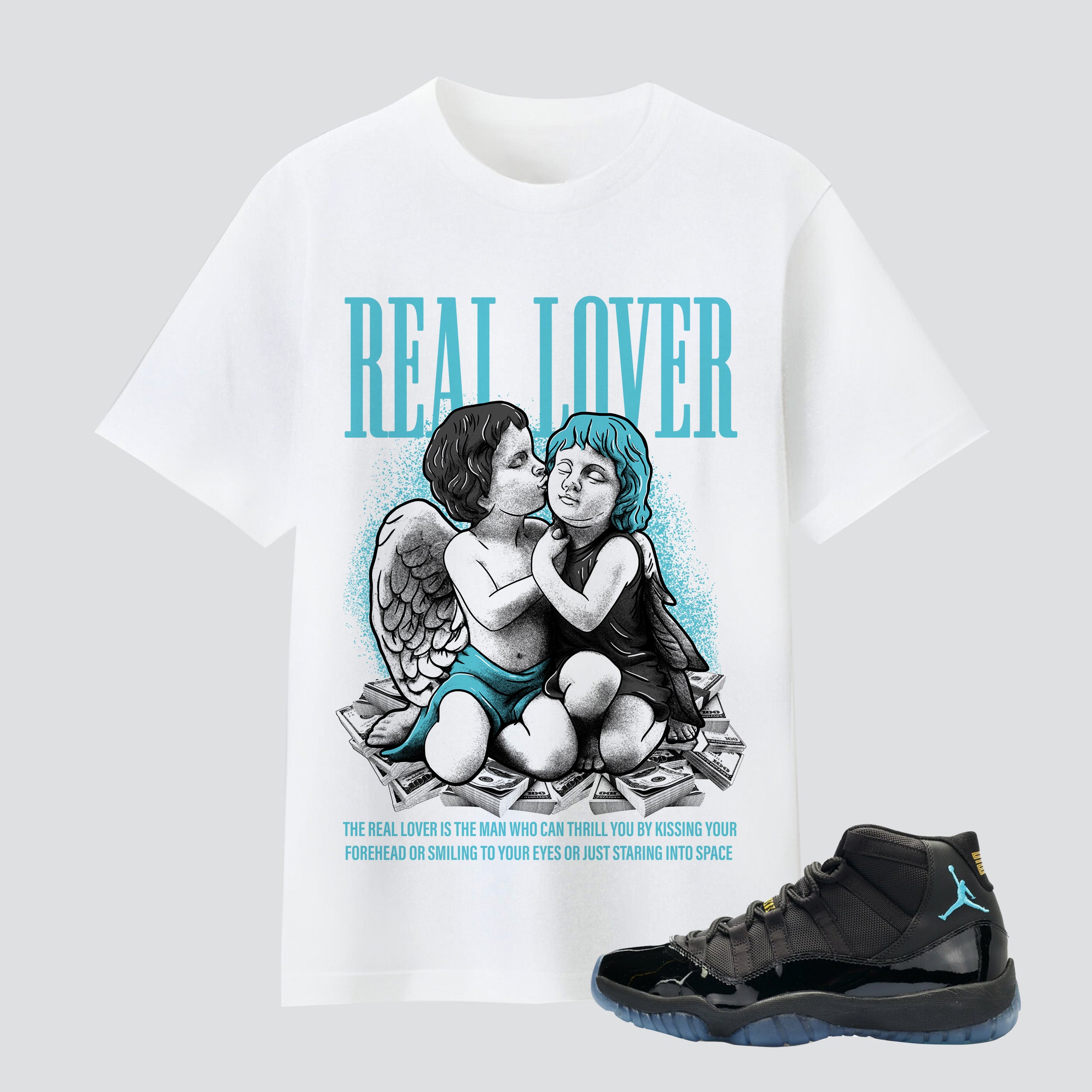 11s Gamma Blue Real Lover Premium T-shirt
